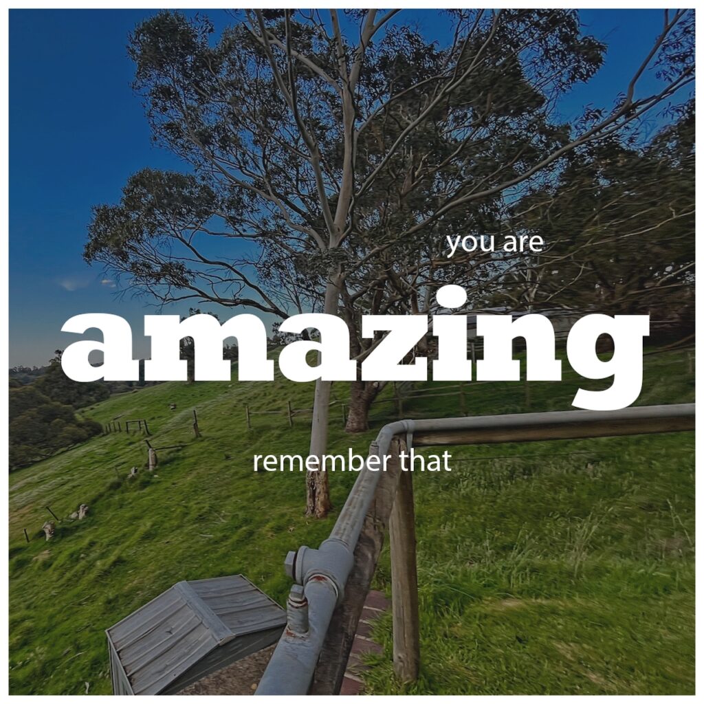 go amazing you!