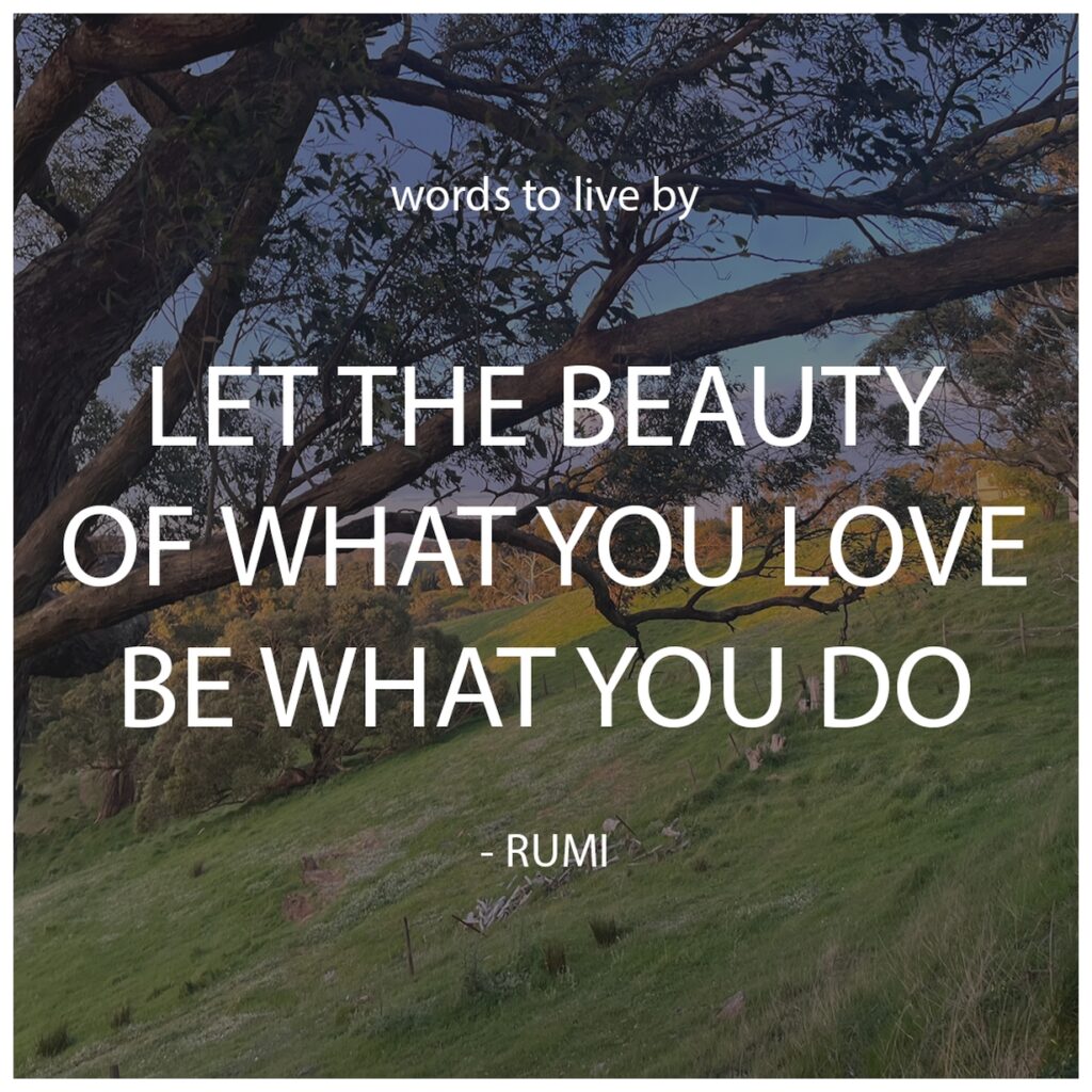 Rumi on beauty
